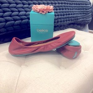Tieks Cardinal Red Flats